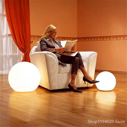 Modern LED Ball Floor Lamps Home Decor Standing Lamp for Living Room Lampadaire De Salon Bedroom Bedside Lighting Outdoor Lamps